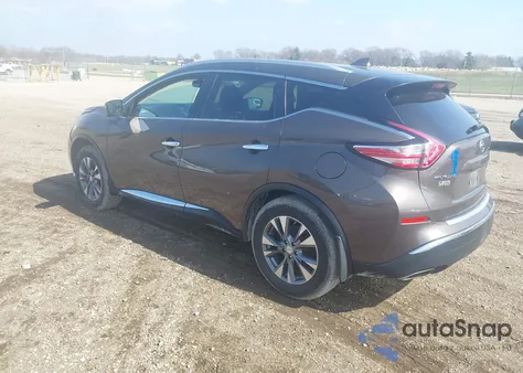 2017 Nissan Murano Sl z USA, uszkodzony, nr VIN 5N1AZ2MH1HN168360